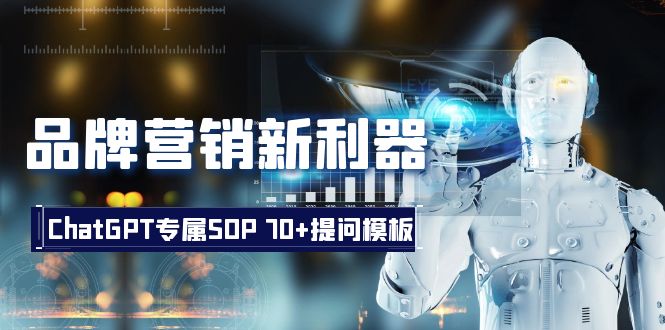 品牌营销新利器：ChatGPT专属SOP，70+提问模板-易购网创