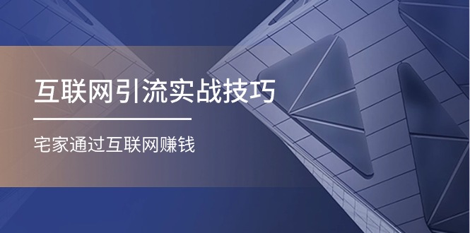 互联网引流实操技巧(适合微商，吸引宝妈)，宅家通过互联网赚钱（17节）-易购网创