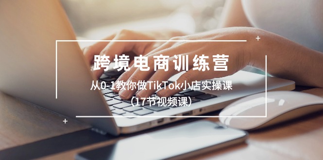 跨境电商训练营：从0-1教你做TikTok小店实操课（17节视频课）-易购网创