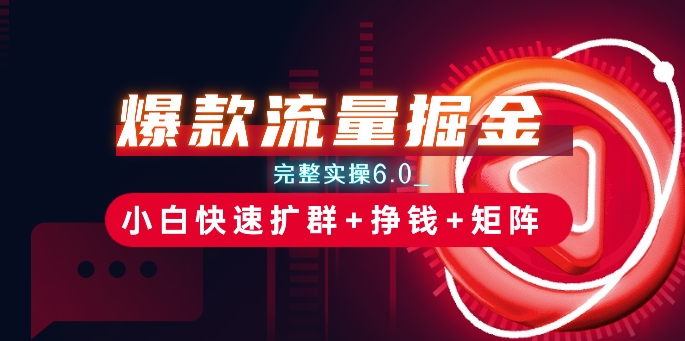 爆款流量掘金-易购网创
