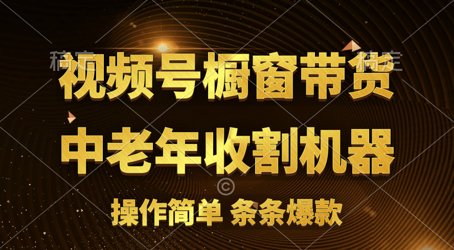 视频号最火爆赛道，橱窗带货，流量分成计划，条…-易购网创