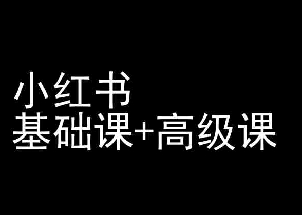 小红书基础课+高级课-小红书运营教程-易购网创
