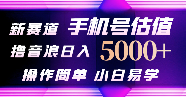 抖音不出境直播【手机号估值】最新撸音浪，日入5000+，简单易学，适合…-易购网创