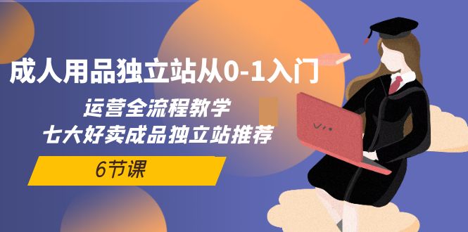 成人用品独立站从0-1入门，运营全流程教学，七大好卖成品独立站推荐-6节课-易购网创