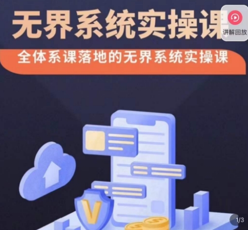 老衲·无界系统实操课，全体系落地无界改版后选择、出价、高投产做付费引流-易购网创