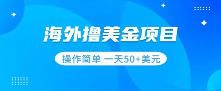 撸美金项目无门槛操作简单小白一天50+美刀-易购网创