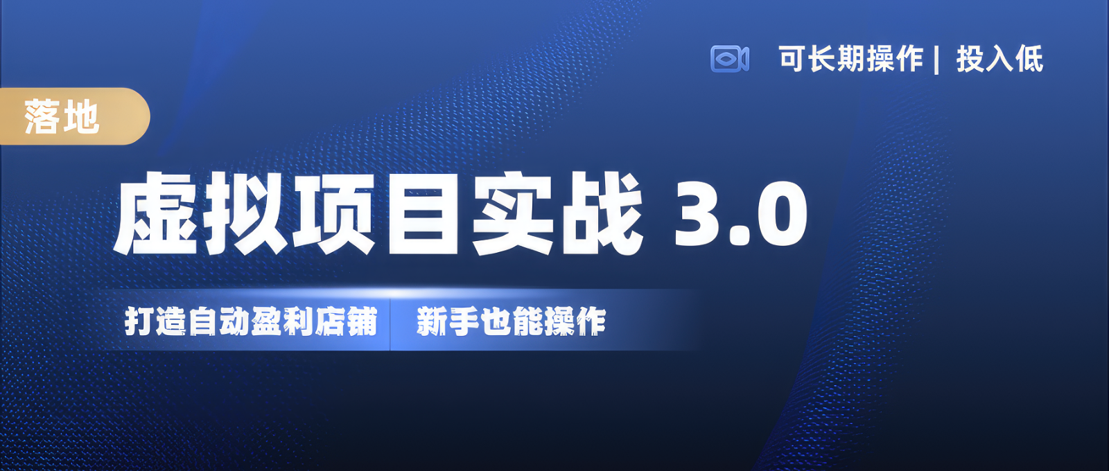 虚拟项目实操落地 3.0,新手轻松上手，单品月入1W+-易购网创